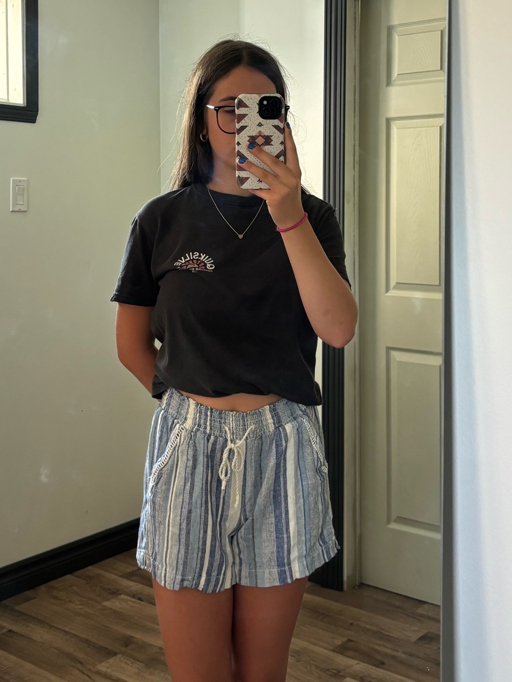 Summer blue shorts size small